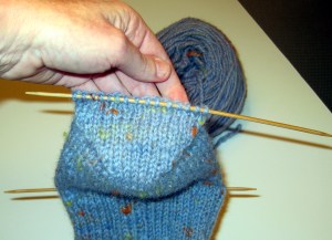 blue heel turned