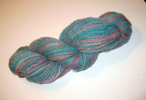 turquoise handspun