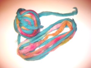 turquoise roving
